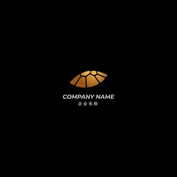 龜背龜殼長壽logo