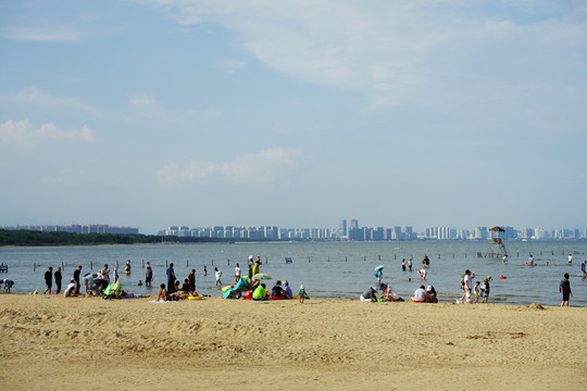 北戴河鸽子窝公园海滨