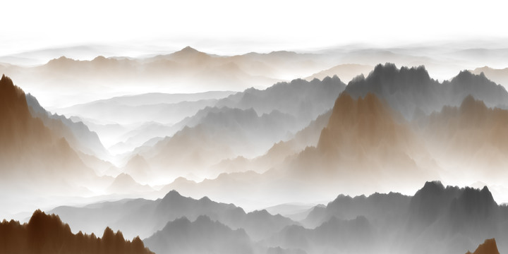 水墨山水畫