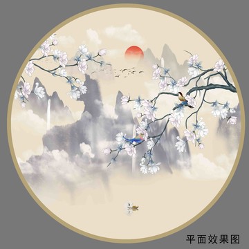 中国风花鸟装饰画