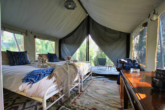野营帐篷与宾馆