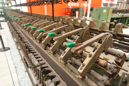 纺织厂老机械