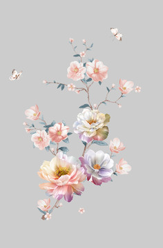 手繪花
