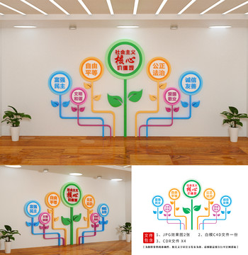 價(jià)值觀文化墻
