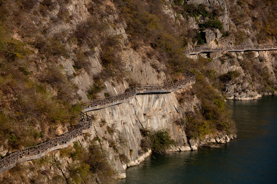 瞿塘峡栈道