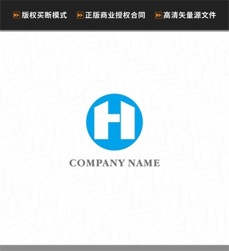 H字母logoHI