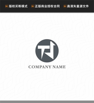 TJ字母logo