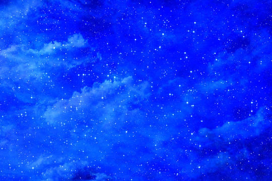 唯美藍色星空