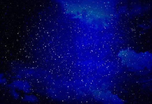 深藍(lán)色星空