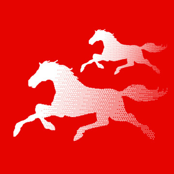 馬矢量插畫