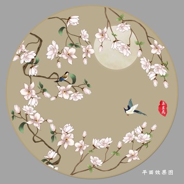 新中式花鸟