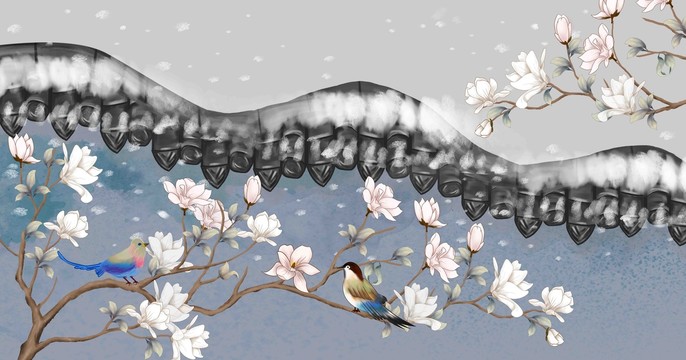 工筆花鳥(niǎo)圖