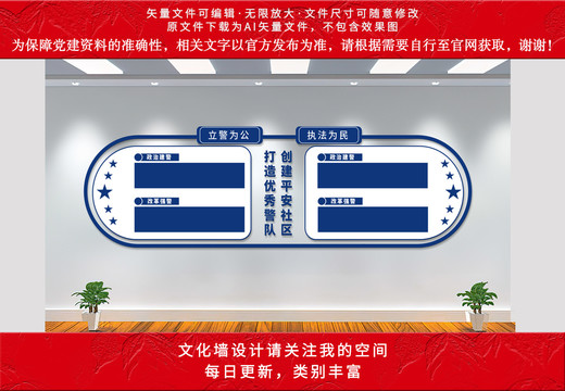 警務(wù)文化墻