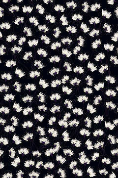 復(fù)古風(fēng)格小碎花圖案
