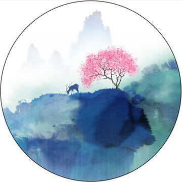 意境山水裝飾畫