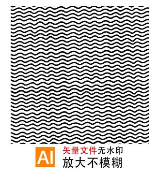 矢量波浪波紋紋路電子防偽底紋