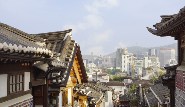 首尔北村韩屋村传统韩屋