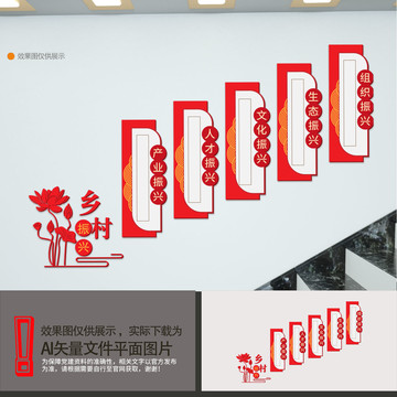 鄉(xiāng)村振興樓梯文化墻