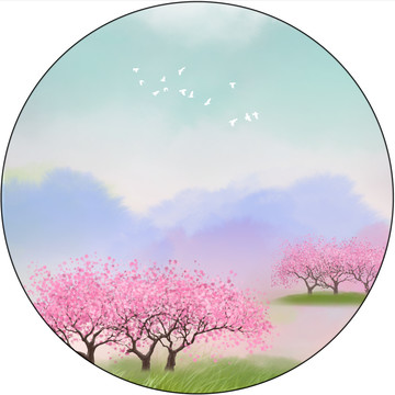 意境山水裝飾畫