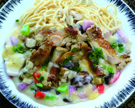 蘑菇雞肉意粉