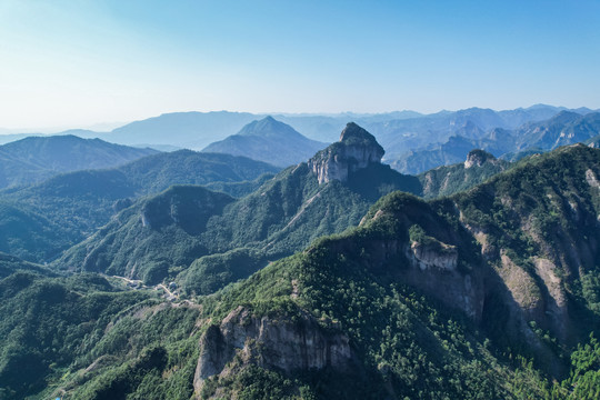 浙江温州雁荡山航拍