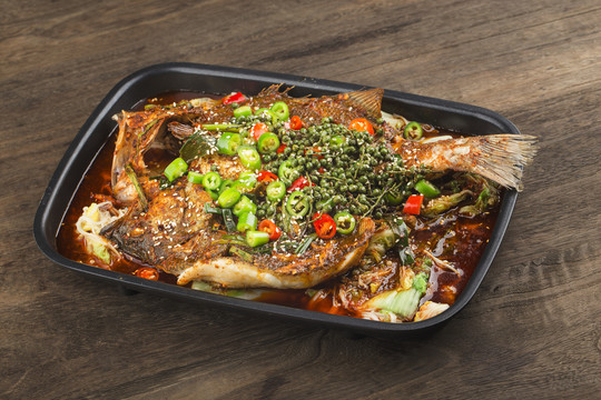 香辣烤魚
