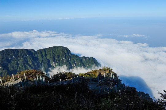 峨眉山风景风光