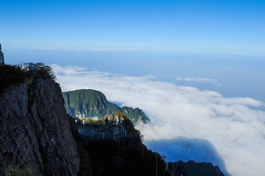 峨眉山风景风光