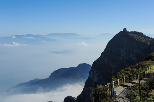 峨眉山风景风光