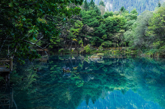 九寨沟山水风景