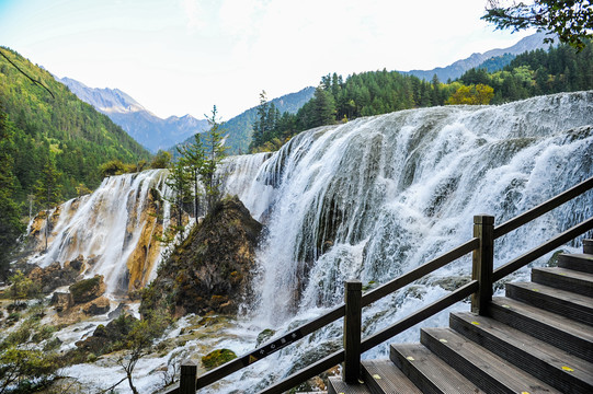 九寨沟山水风景