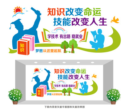 職業(yè)教育文化墻