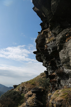 梵净山悬崖峭壁