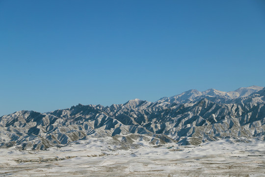 石人沟冬景