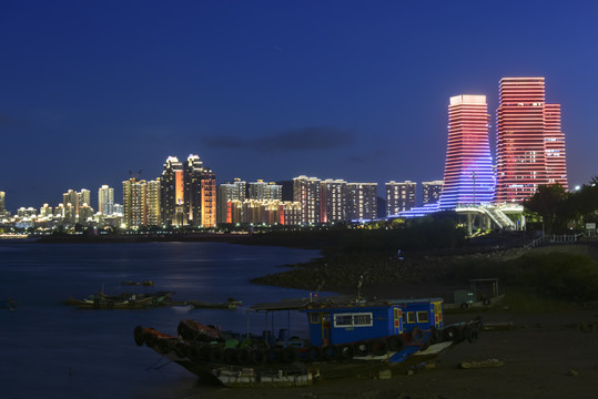 厦门海沧湾夜景