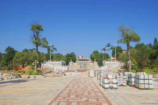 永宁卫城南门入口广场建设