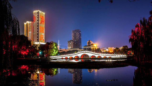 马鞍山夜景