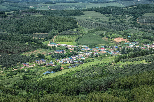 延吉市帽儿山风景区自然风光