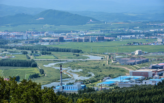 延吉市帽儿山风景区自然风光