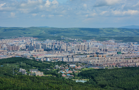 延吉市帽儿山风景区自然风光