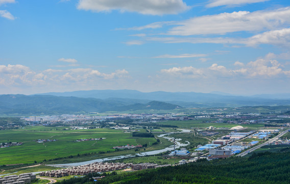 延吉市帽儿山风景区自然风光