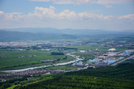 延吉市帽儿山风景区自然风光