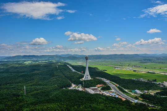 延吉市帽儿山风景区自然风光