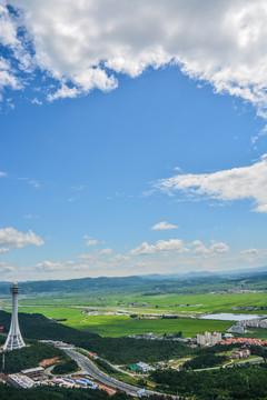 延吉市帽儿山风景区自然风光