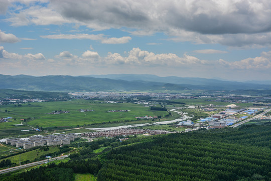 延吉市帽儿山风景区自然风光