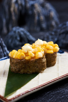 玉米寿司船