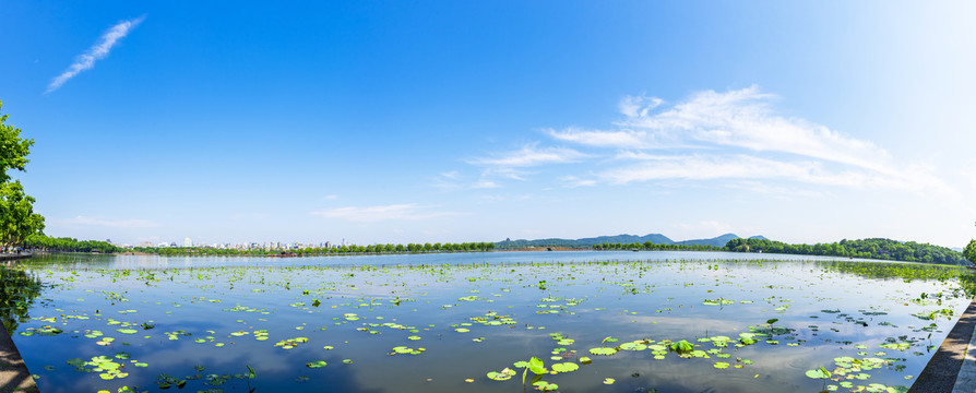 杭州西湖风光高清全景图