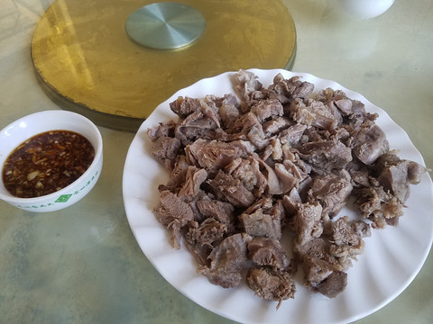 蒜泥羊肉