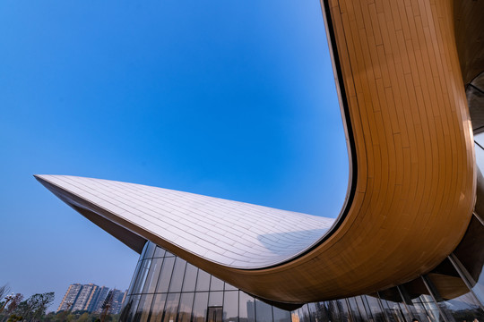 天府艺术公园建筑特写