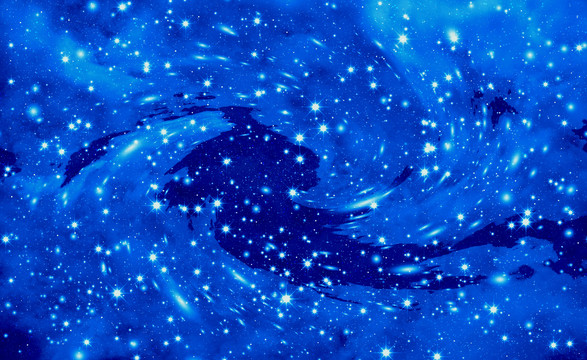 璀璨漩渦星空